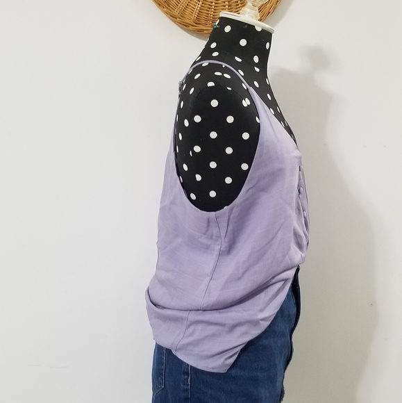 MITTOSHOP BUTTON CAMI TOP - Picture 12 of 12